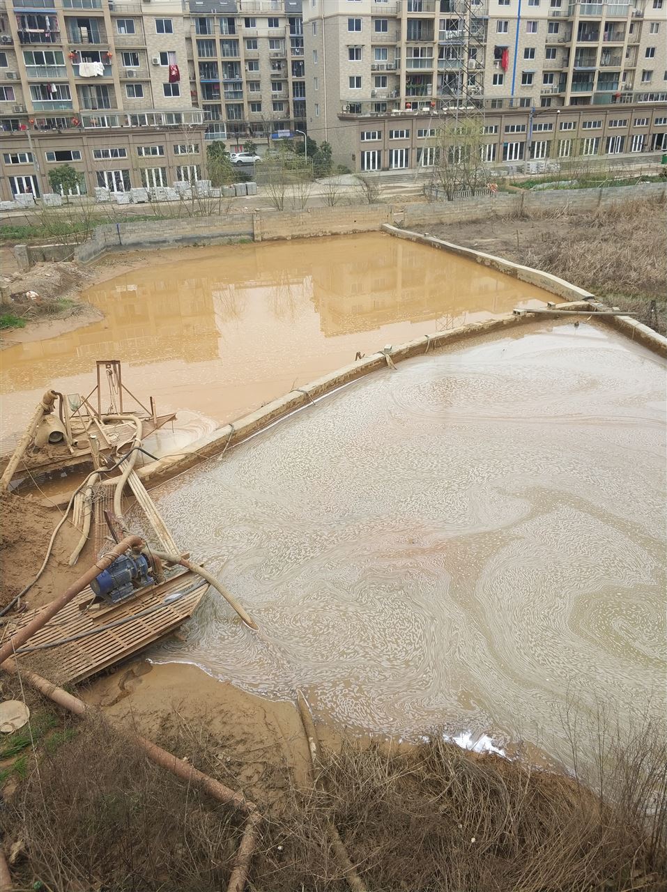 麒麟沉淀池淤泥清理-厂区废水池淤泥清淤