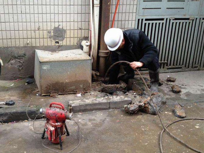 麒麟疏通下水道-洗菜池疏通